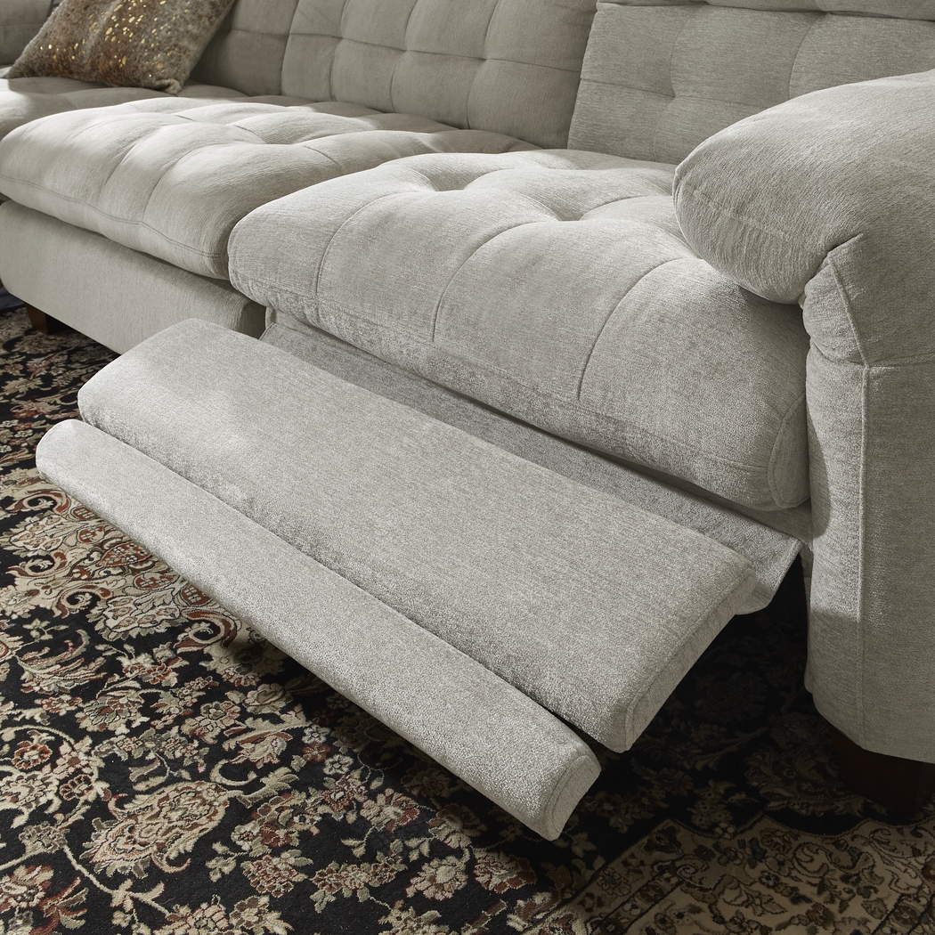 Ardelia Lane Light Gray 6 Pc Dual Power Reclining Sectional Living Room - Thumbnail - Image 7