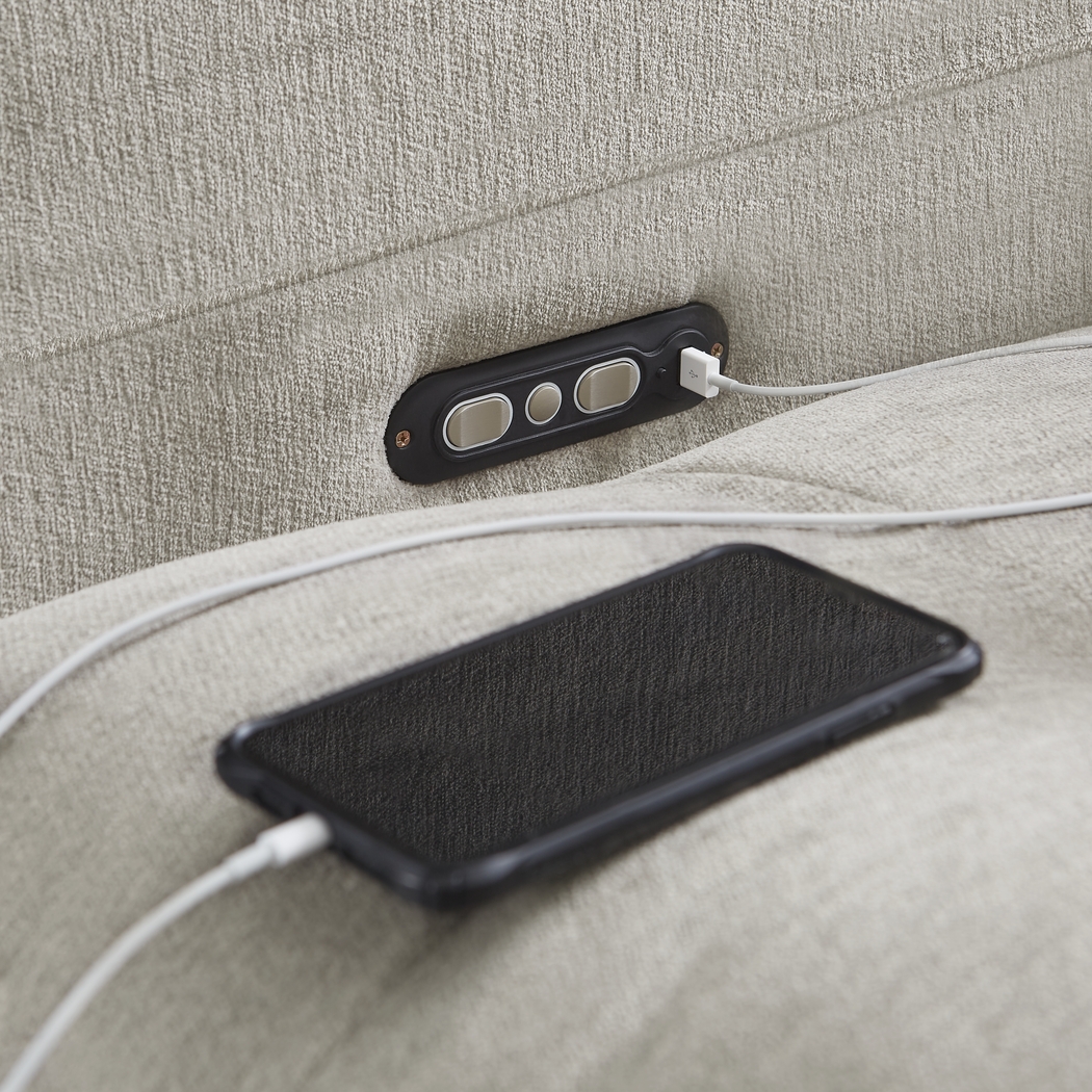 Ardelia Lane Light Gray 6 Pc Dual Power Reclining Sectional Living Room - Thumbnail - Image 9