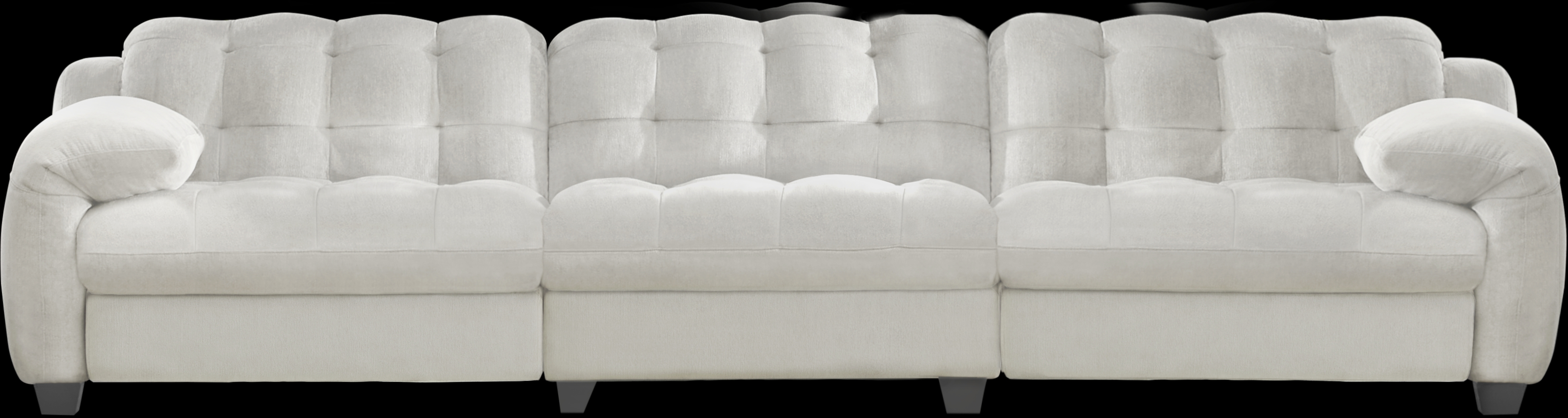 Ardelia Lane Light Gray 6 Pc Dual Power Reclining Sectional Living Room - Thumbnail - Image 2