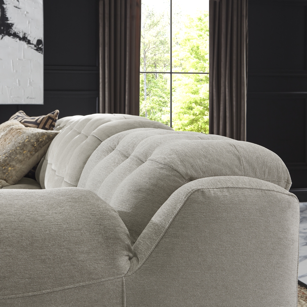 Ardelia Lane Light Gray 6 Pc Dual Power Reclining Sectional Living Room - Thumbnail - Image 7