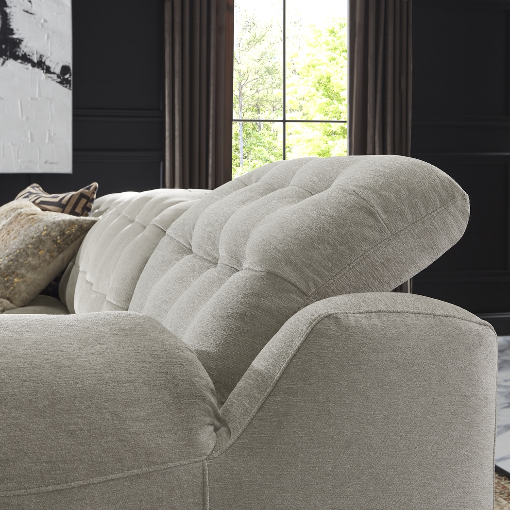 Ardelia Lane Light Gray 6 Pc Dual Power Reclining Sectional Living Room - Thumbnail - Image 8