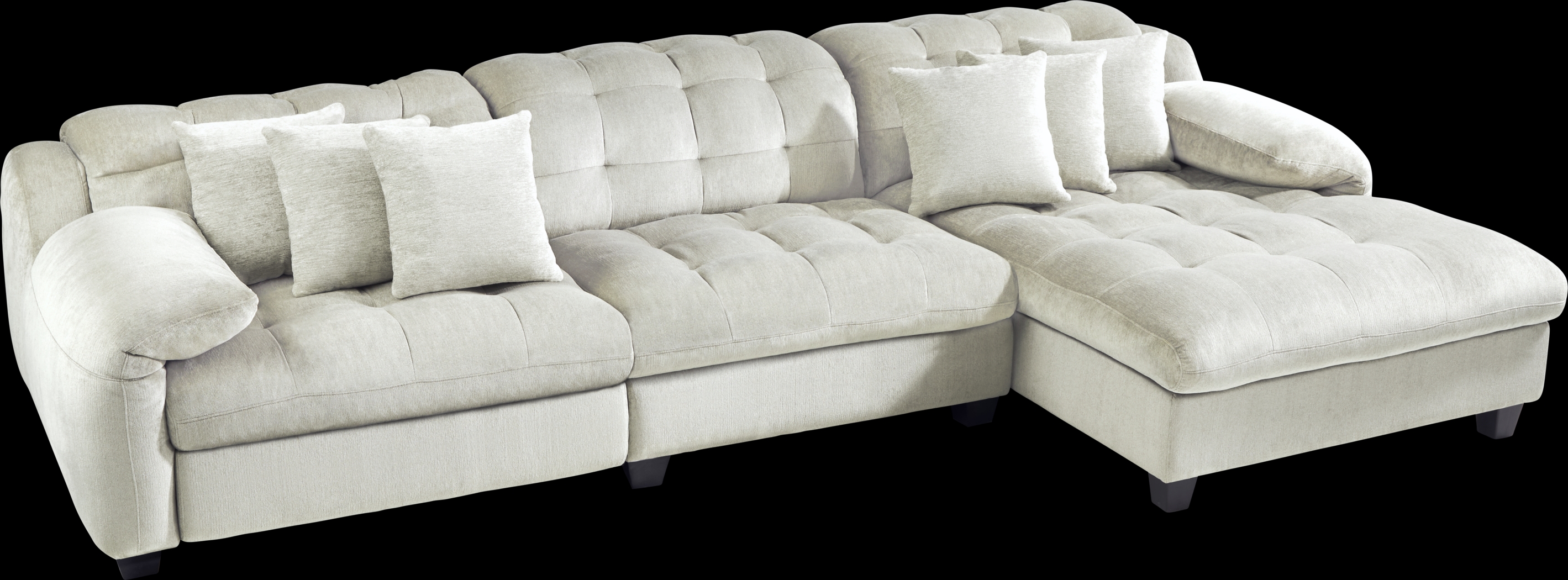 Ardelia Lane Light Gray 6 Pc Dual Power Reclining Sectional Living Room - Thumbnail - Image 3