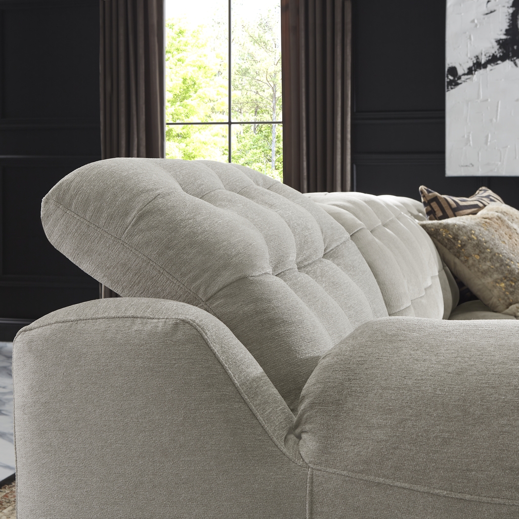 Ardelia Lane Light Gray 6 Pc Dual Power Reclining Sectional Living Room - Thumbnail - Image 8