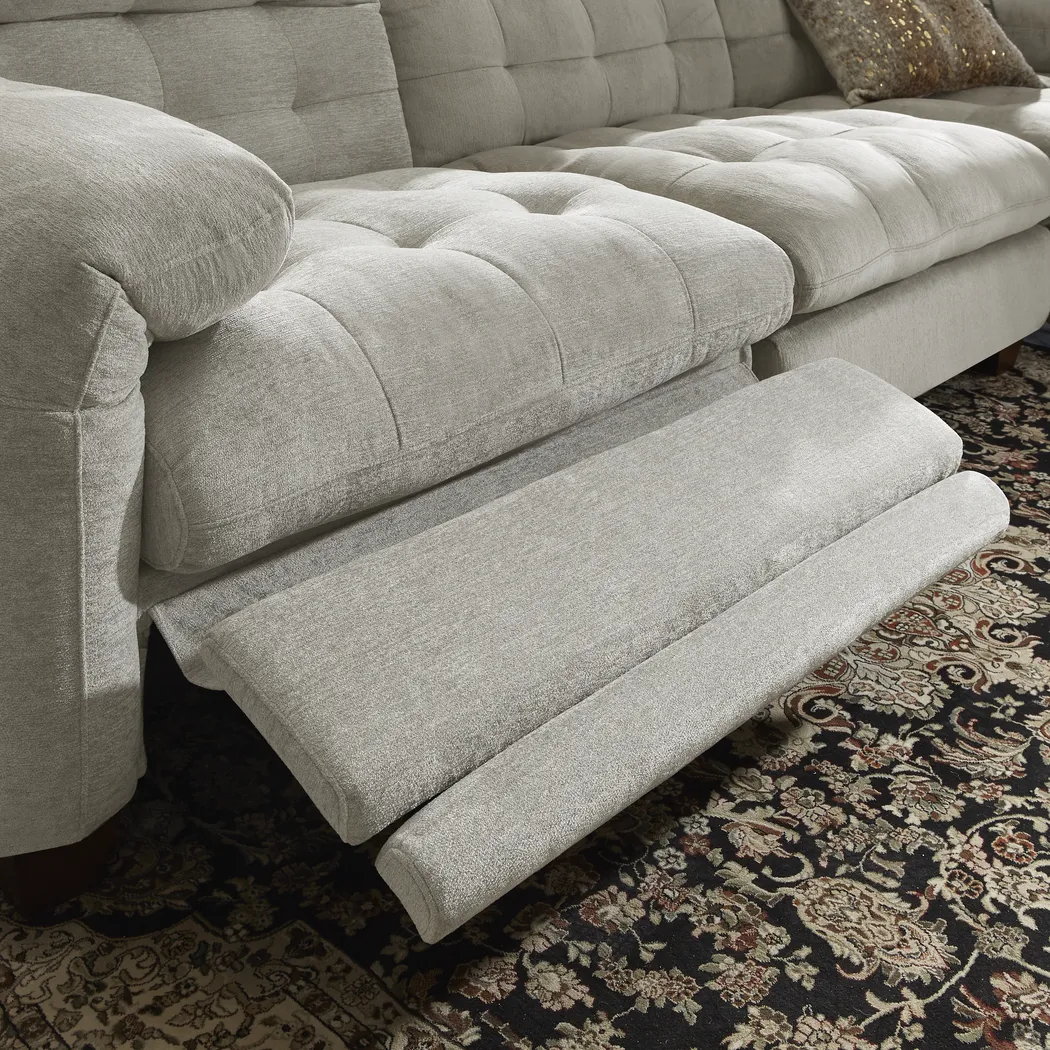 Ardelia Lane Light Gray 6 Pc Dual Power Reclining Sectional Living Room - Image 10