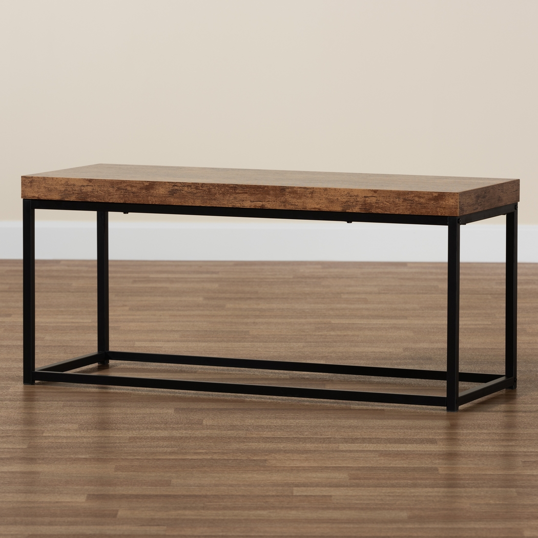 Ardenan Brown Accent Bench - Thumbnail - Image 7