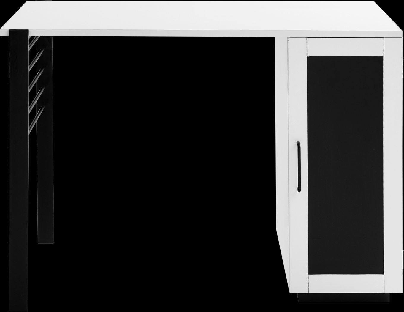 Ardeno White Storage Desk - Thumbnail - Image 1