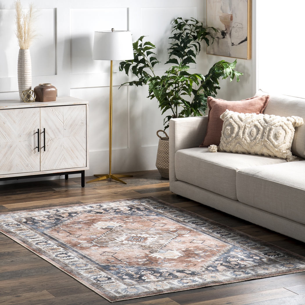 Ardio Taupe 4' x 6' Rug - Thumbnail - Image 2