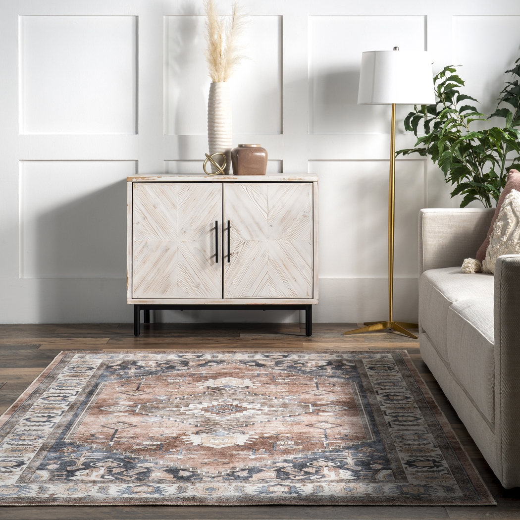 Ardio Taupe 4' x 6' Rug - Thumbnail - Image 3