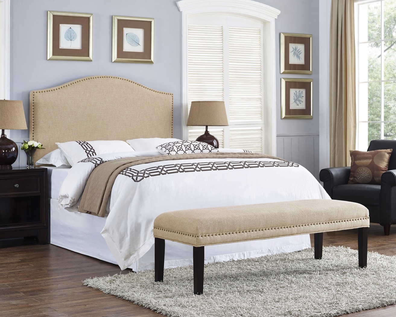 Ardleigh Beige Bed Bench - Thumbnail - Image 3