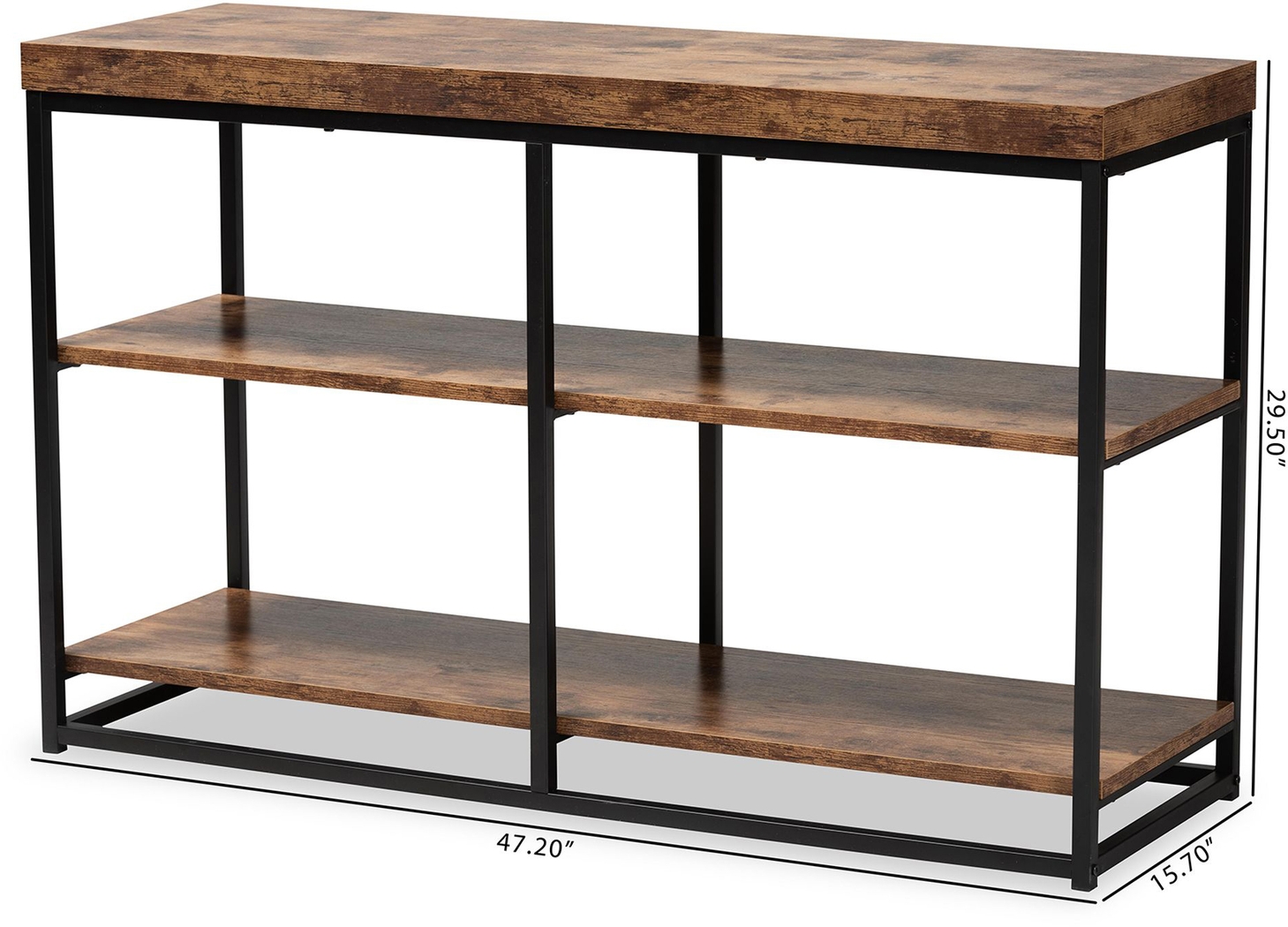 Ardola Walnut Console Table - Thumbnail - Image 8
