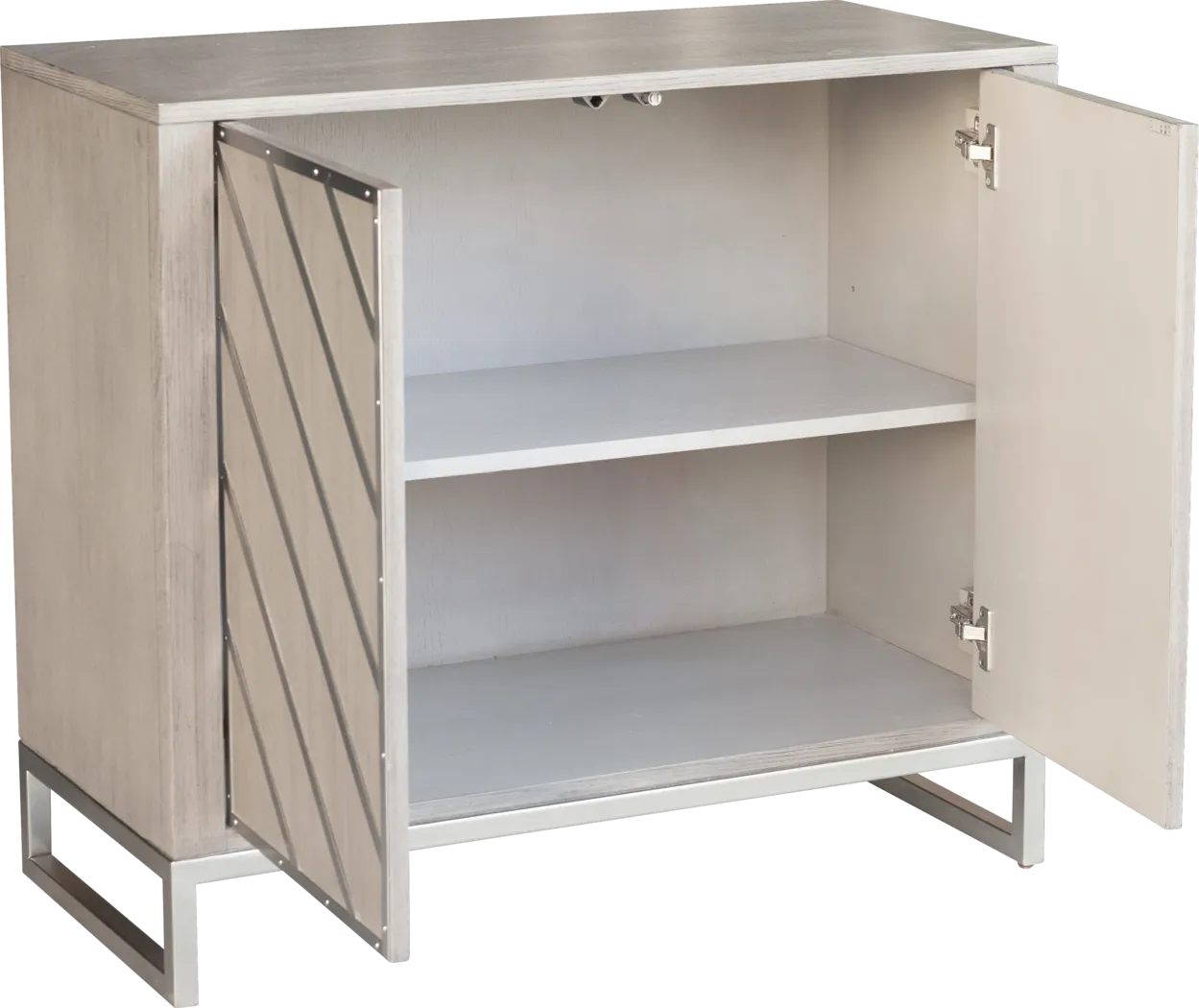 Ardwell Gray Accent Cabinet - Thumbnail - Image 2