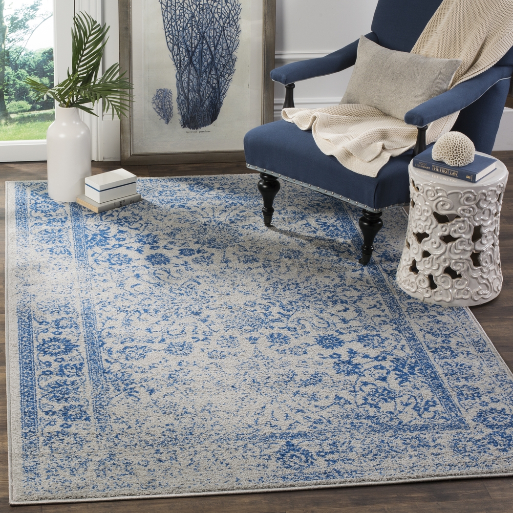 Ardyne Blue 8' x 10' Rug - Thumbnail - Image 3