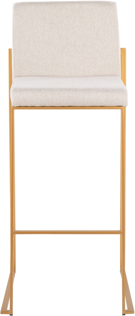 Arelane I Beige Barstool, Set of 2 - Thumbnail - Image 5