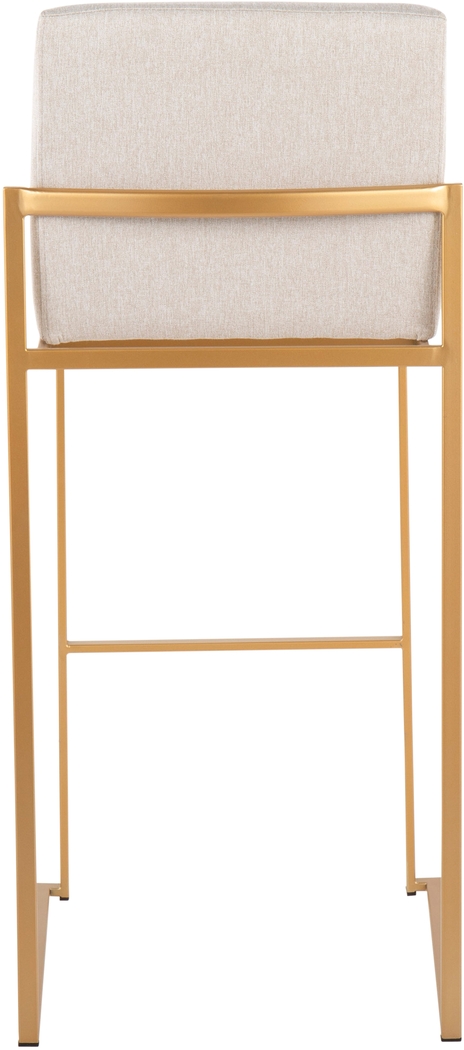 Arelane I Beige Barstool, Set of 2 - Thumbnail - Image 6