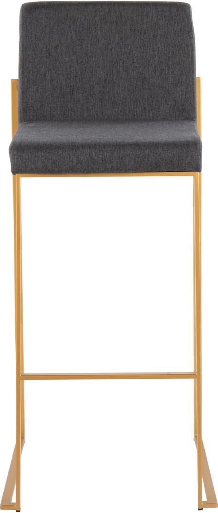 Arelane I Charcoal Barstool, Set of 2 - Thumbnail - Image 4