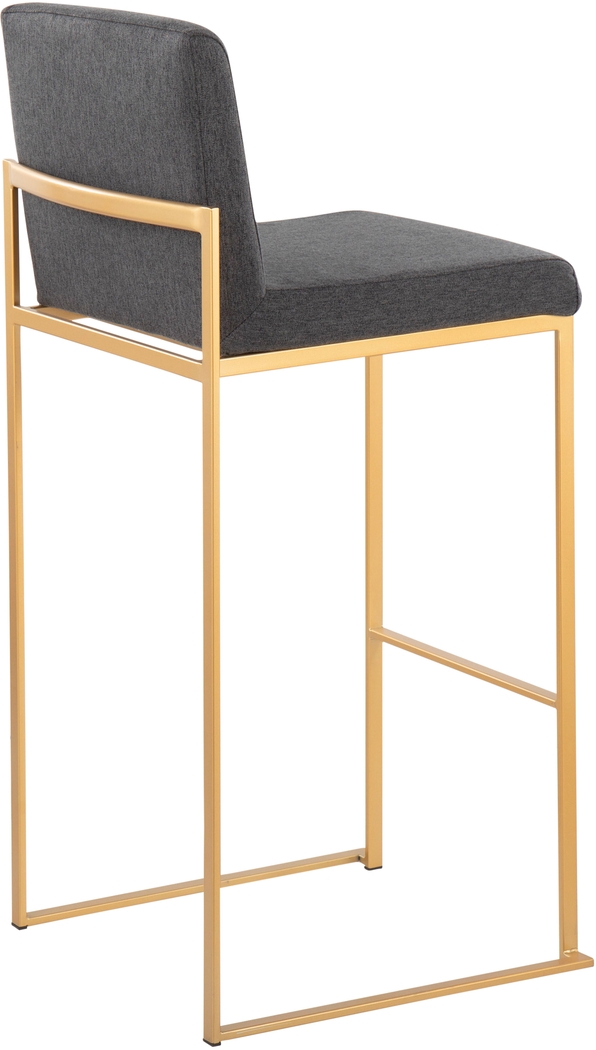 Arelane I Charcoal Barstool, Set of 2 - Thumbnail - Image 5