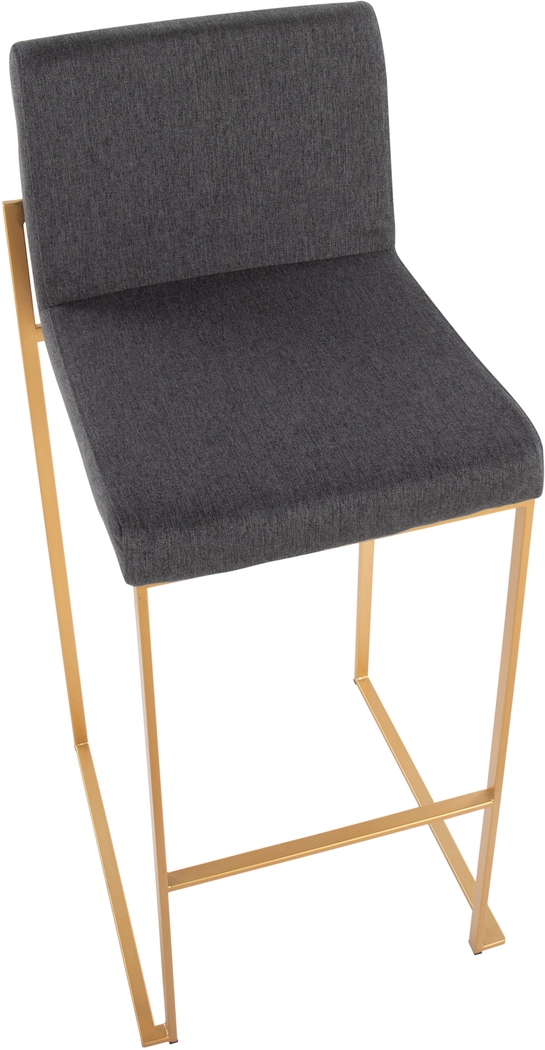 Arelane I Charcoal Barstool, Set of 2 - Thumbnail - Image 7