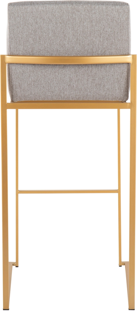 Arelane I Gray Barstool, Set of 2 - Thumbnail - Image 5