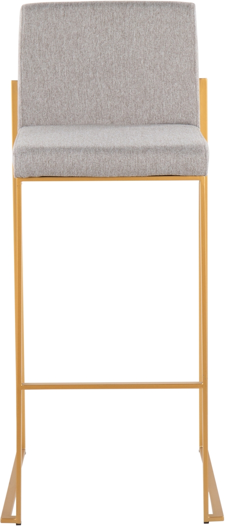 Arelane I Gray Barstool, Set of 2 - Thumbnail - Image 6