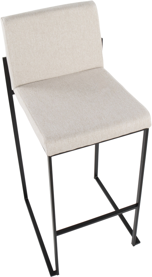 Arelane II Beige Barstool, Set of 2 - Thumbnail - Image 4