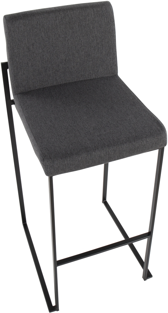 Arelane II Charcoal Barstool, Set of 2 - Thumbnail - Image 7