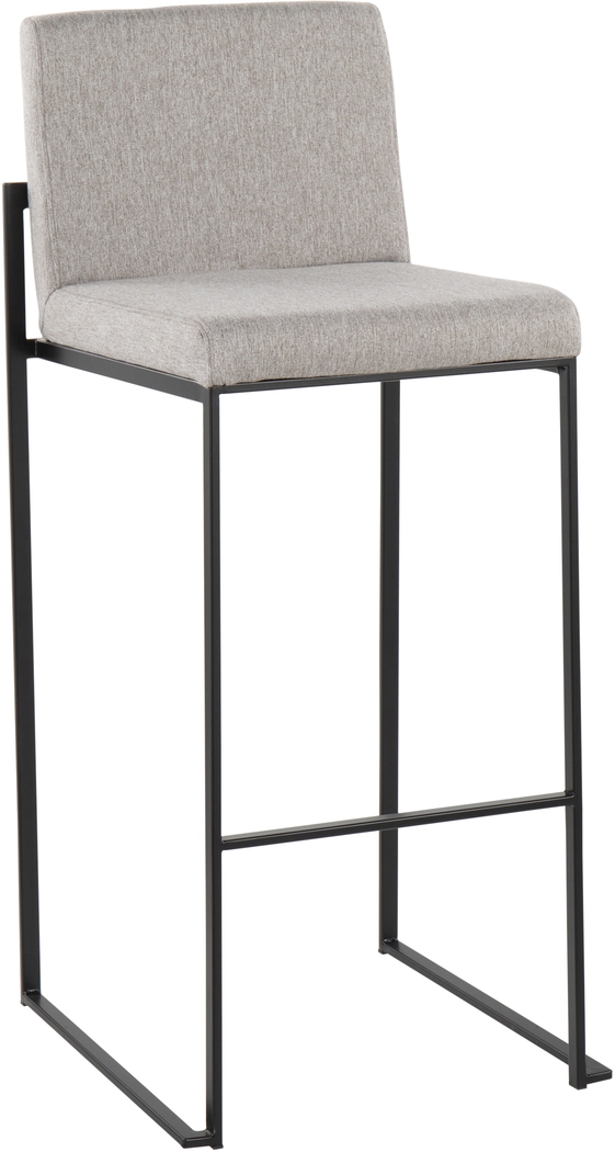 Arelane II Gray Barstool, Set of 2 - Thumbnail - Image 2