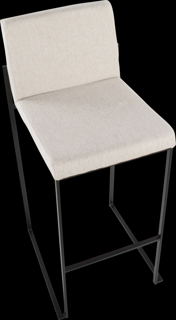 Arelane III Beige Barstool, Set of 3 - Thumbnail - Image 9