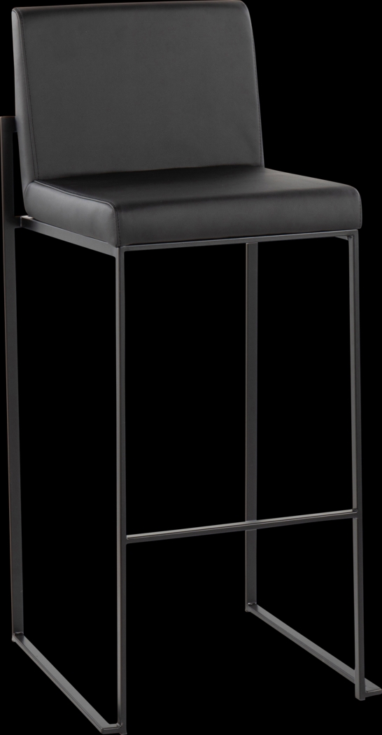 Arelane III Black Barstool, Set of 3 - Thumbnail - Image 4