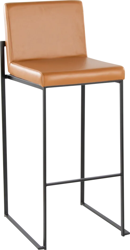 Arelane III Camel Barstool, Set of 2 - Thumbnail - Image 4