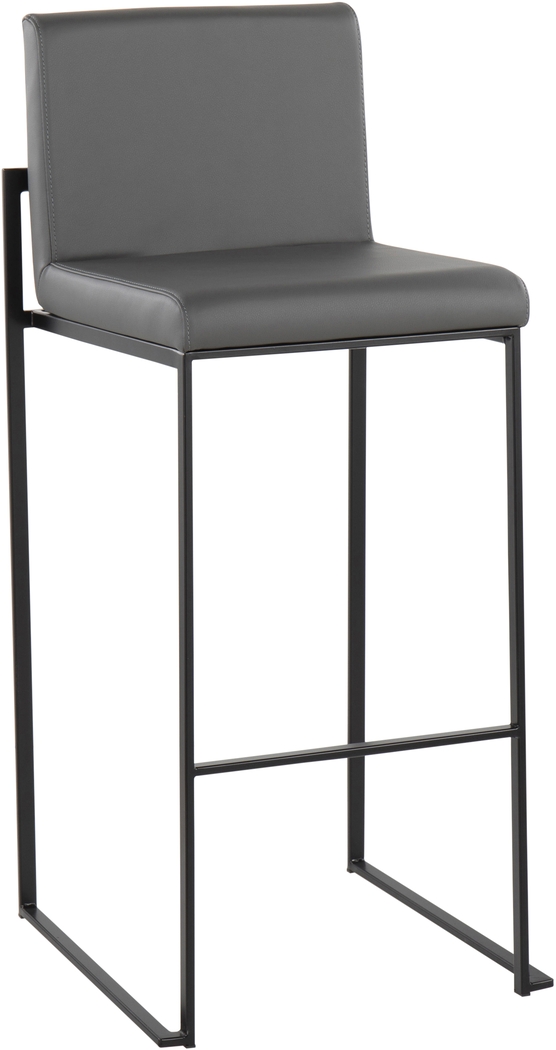 Arelane III Dark Gray Barstool, Set of 2 - Thumbnail - Image 2