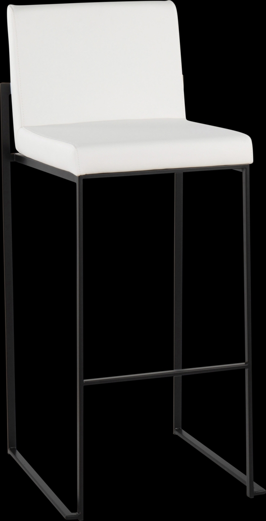 Arelane III White Barstool, Set of 3 - Thumbnail - Image 4