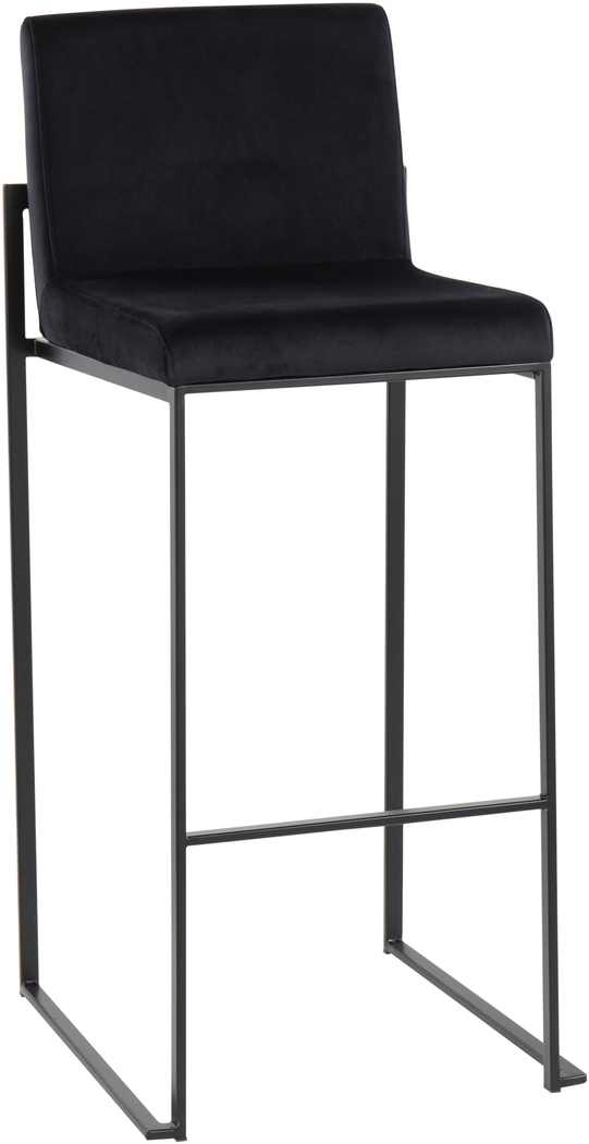Arelane IV Black Barstool, Set of 2 - Thumbnail - Image 2