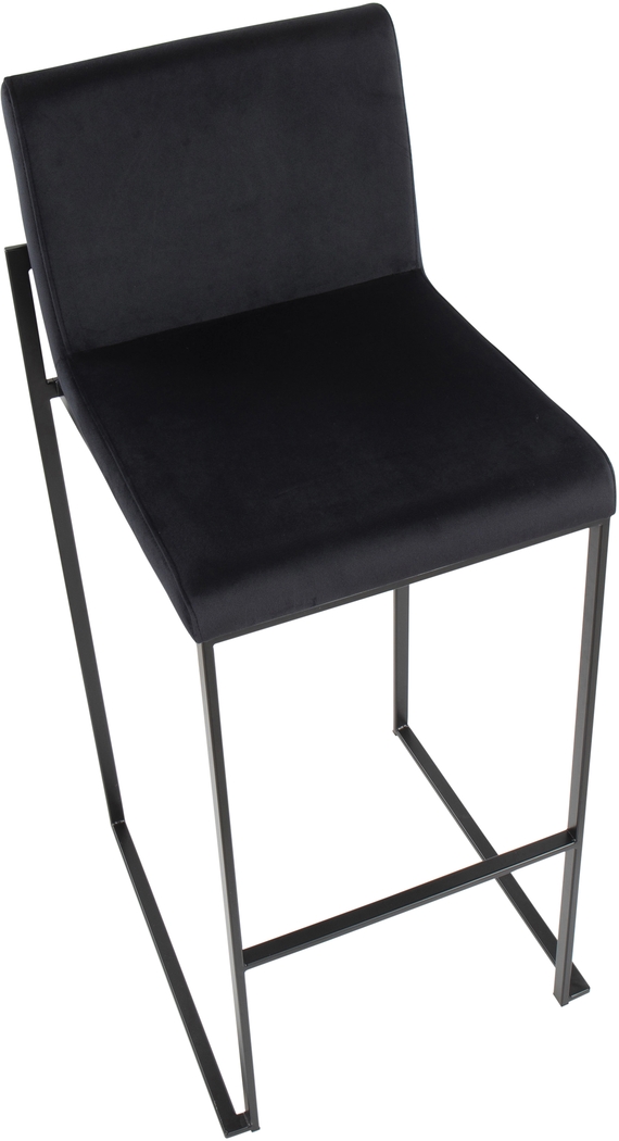 Arelane IV Black Barstool, Set of 2 - Thumbnail - Image 4