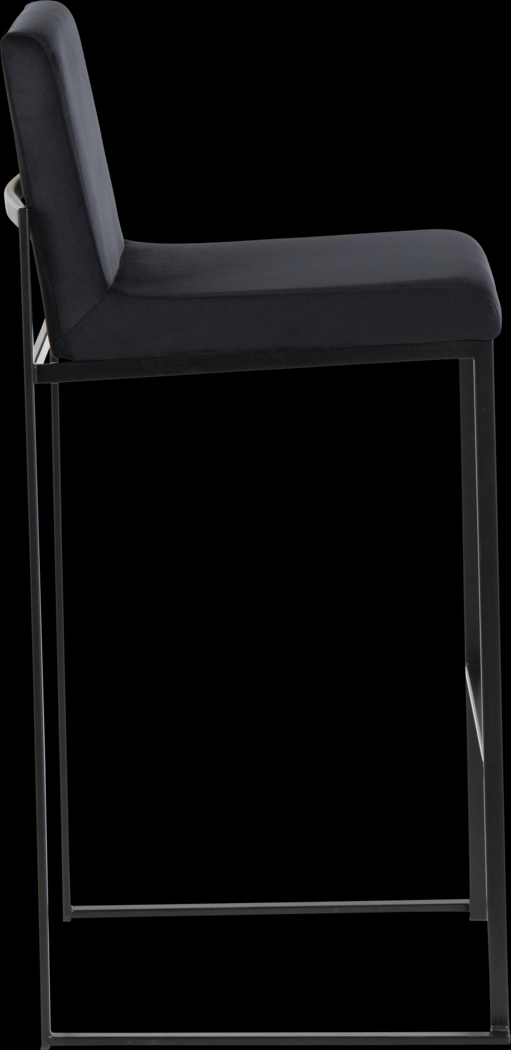 Arelane IV Black Barstool, Set of 3 - Thumbnail - Image 4