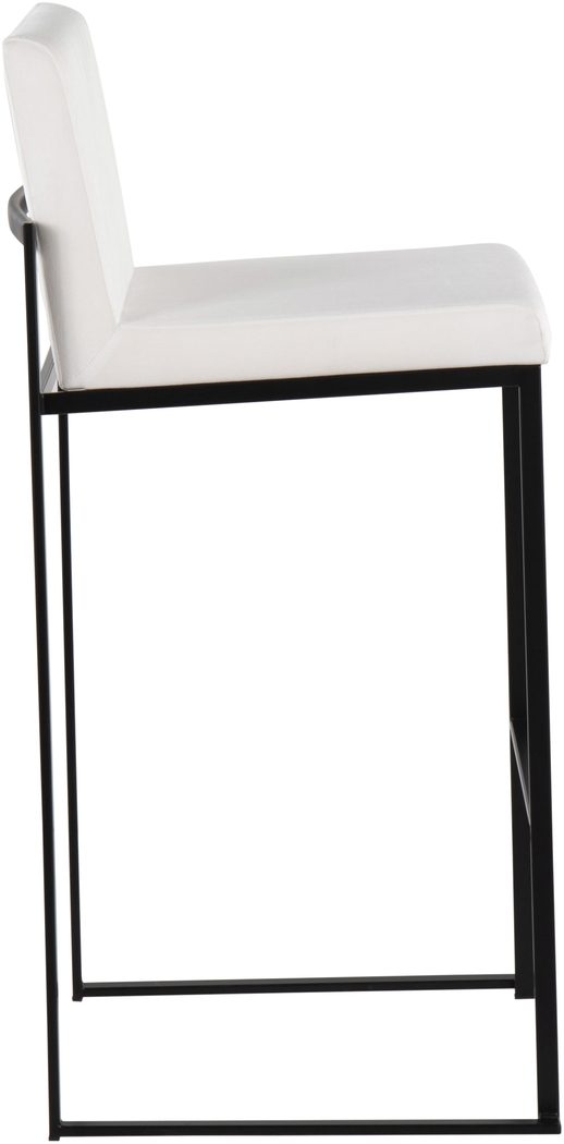 Arelane IV White Barstool, Set of 2 - Thumbnail - Image 3