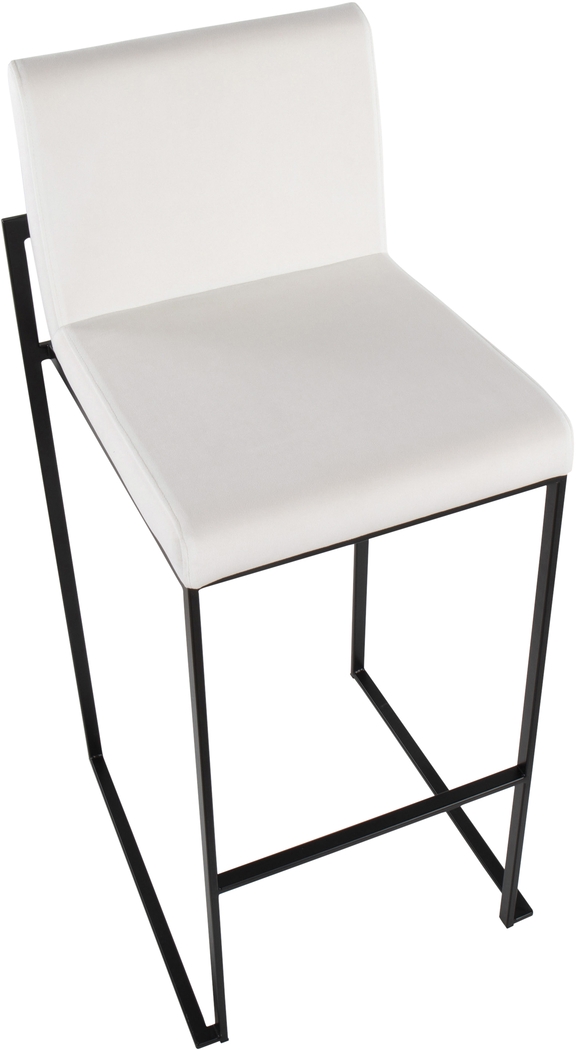 Arelane IV White Barstool, Set of 2 - Thumbnail - Image 4