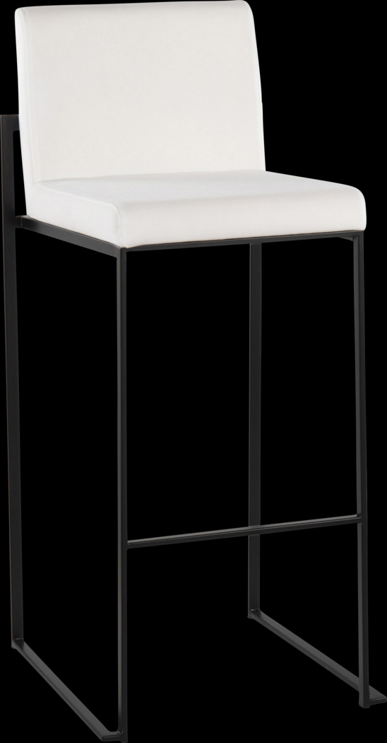 Arelane IV White Barstool, Set of 3 - Thumbnail - Image 3