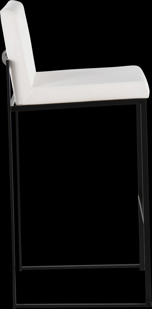 Arelane IV White Barstool, Set of 3 - Thumbnail - Image 4