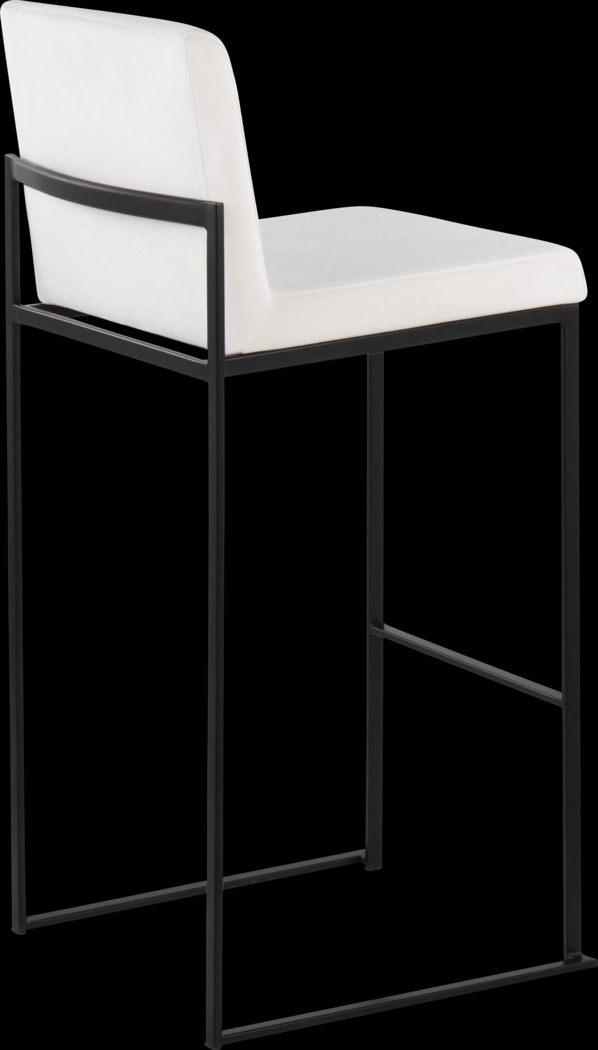 Arelane IV White Barstool, Set of 3 - Thumbnail - Image 5