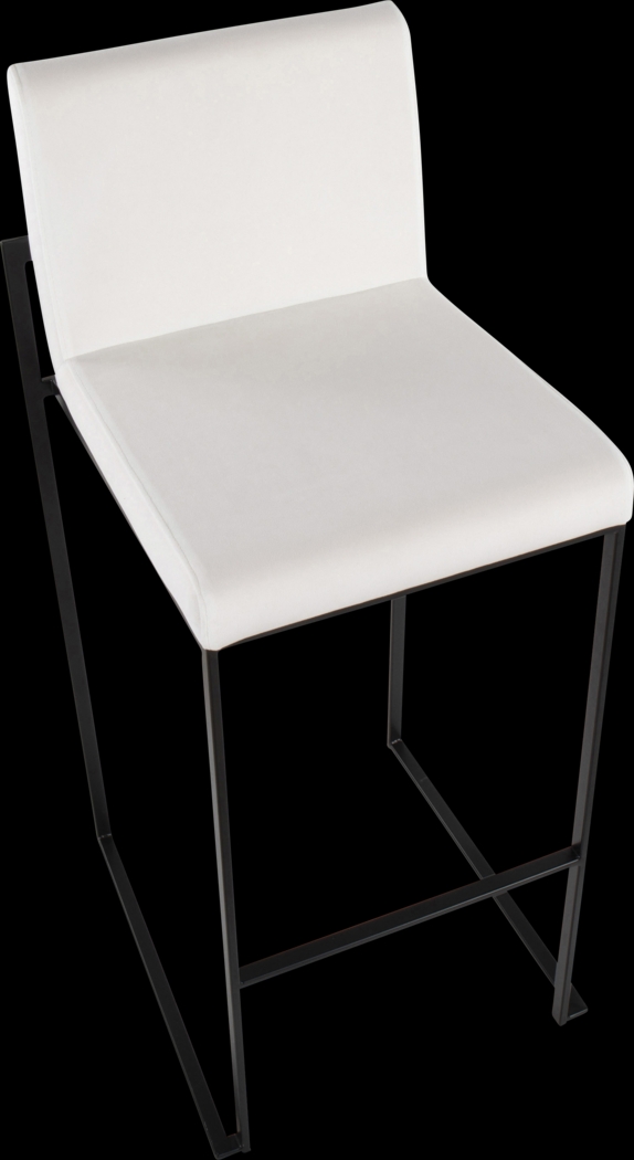 Arelane IV White Barstool, Set of 3 - Thumbnail - Image 8