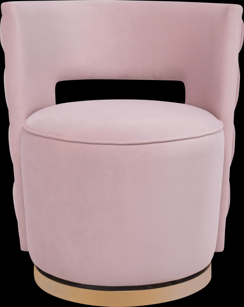 Arelia Lynn Blush Accent Chair - Thumbnail - Image 2