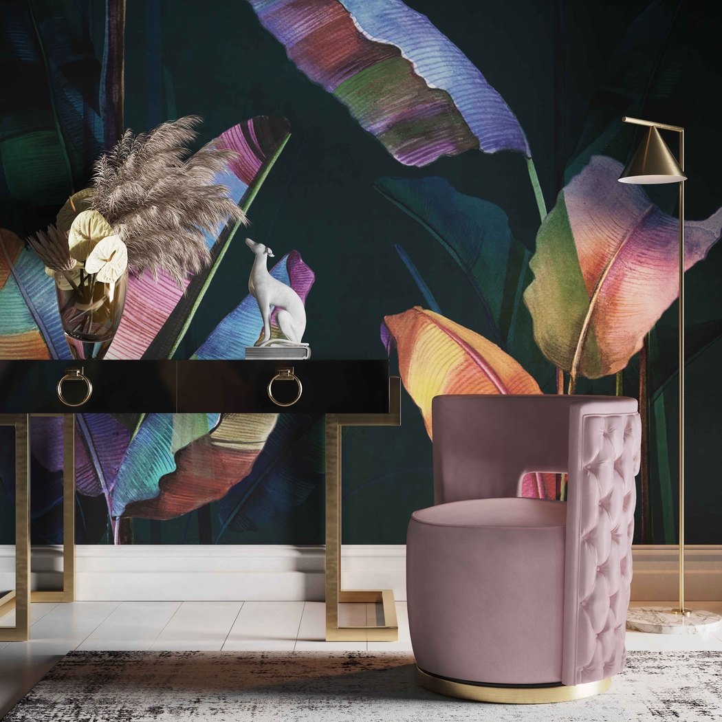 Arelia Lynn Blush Accent Chair - Thumbnail - Image 7