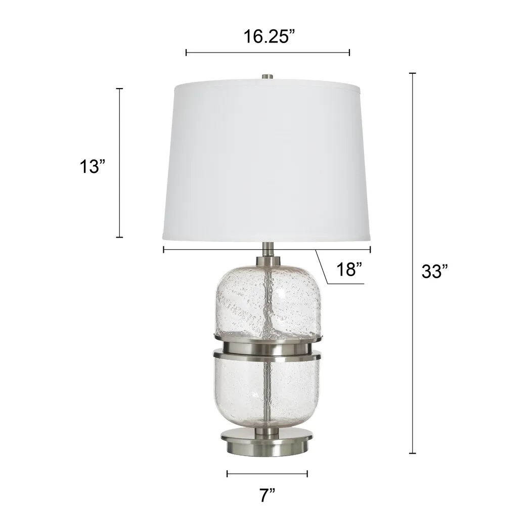 Arelle Clear Lamp - Thumbnail - Image 2
