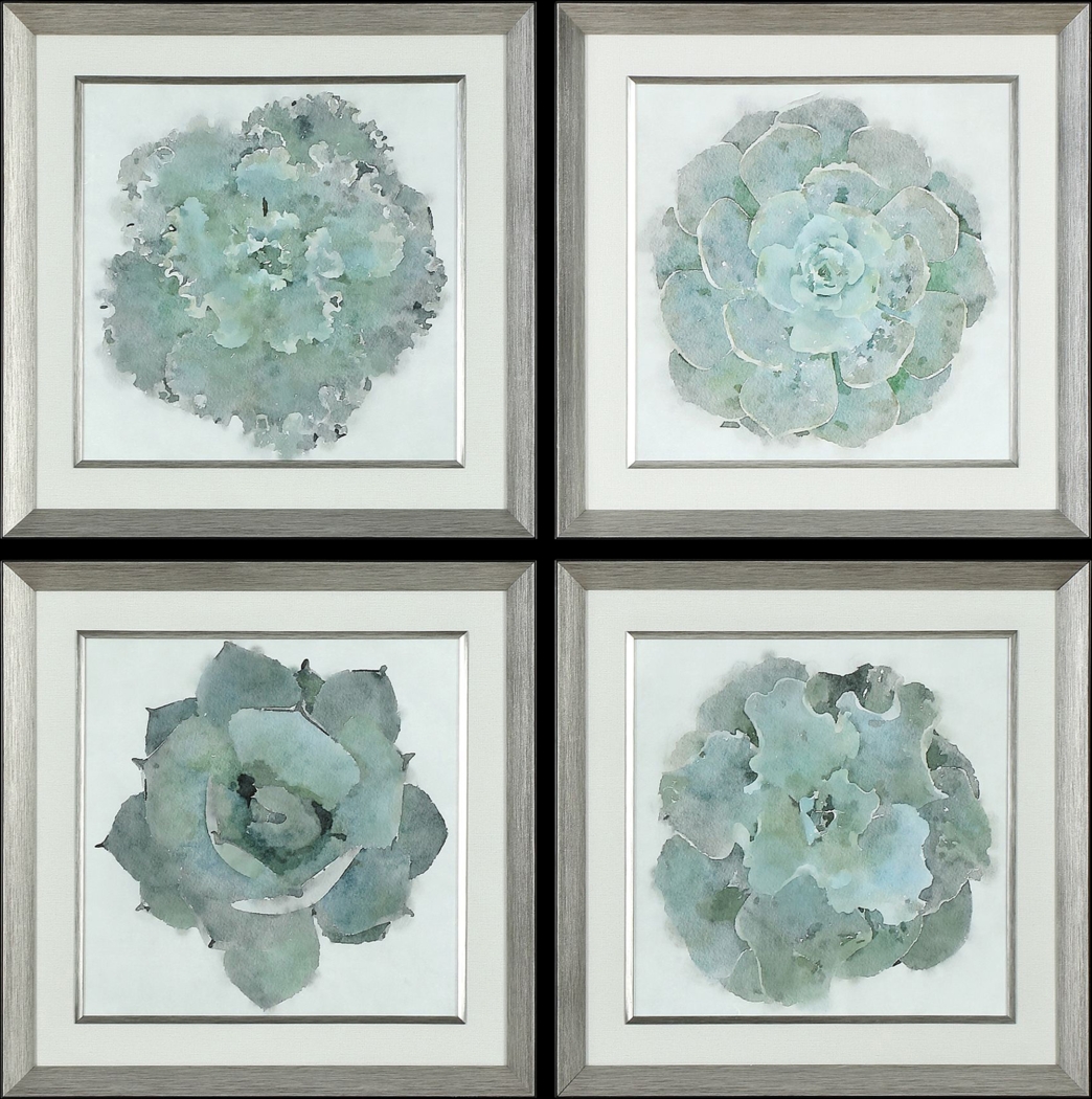 Arely Green Artwork, Set of 4 - Thumbnail - Image 1
