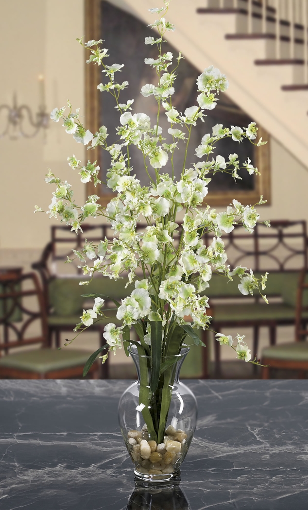 Aremy White Orchid Silk Floral - Thumbnail - Image 2