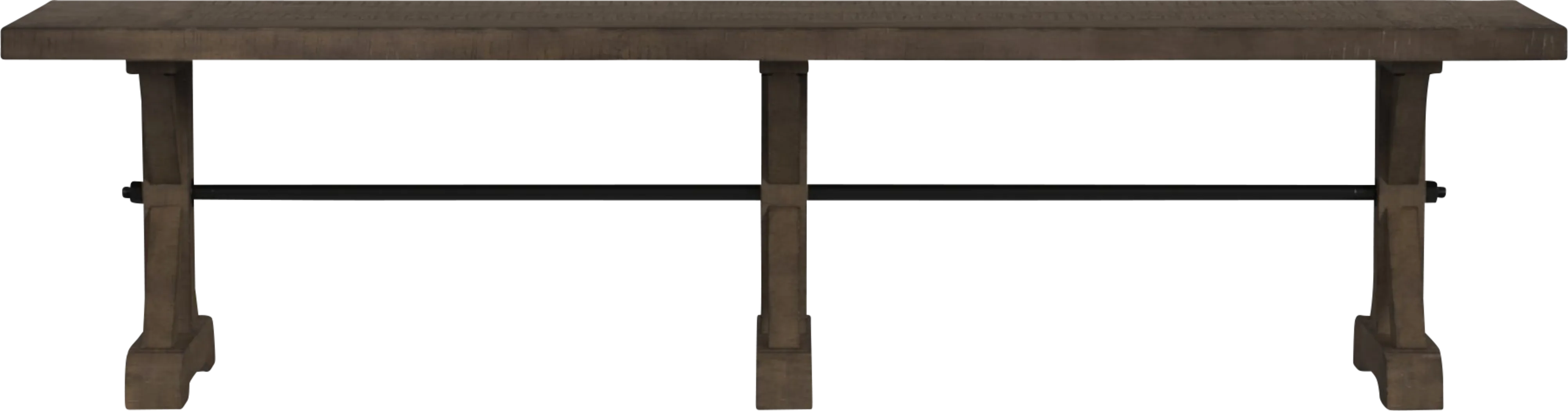 Arevig Brown Dining Bench - Thumbnail - Image 5