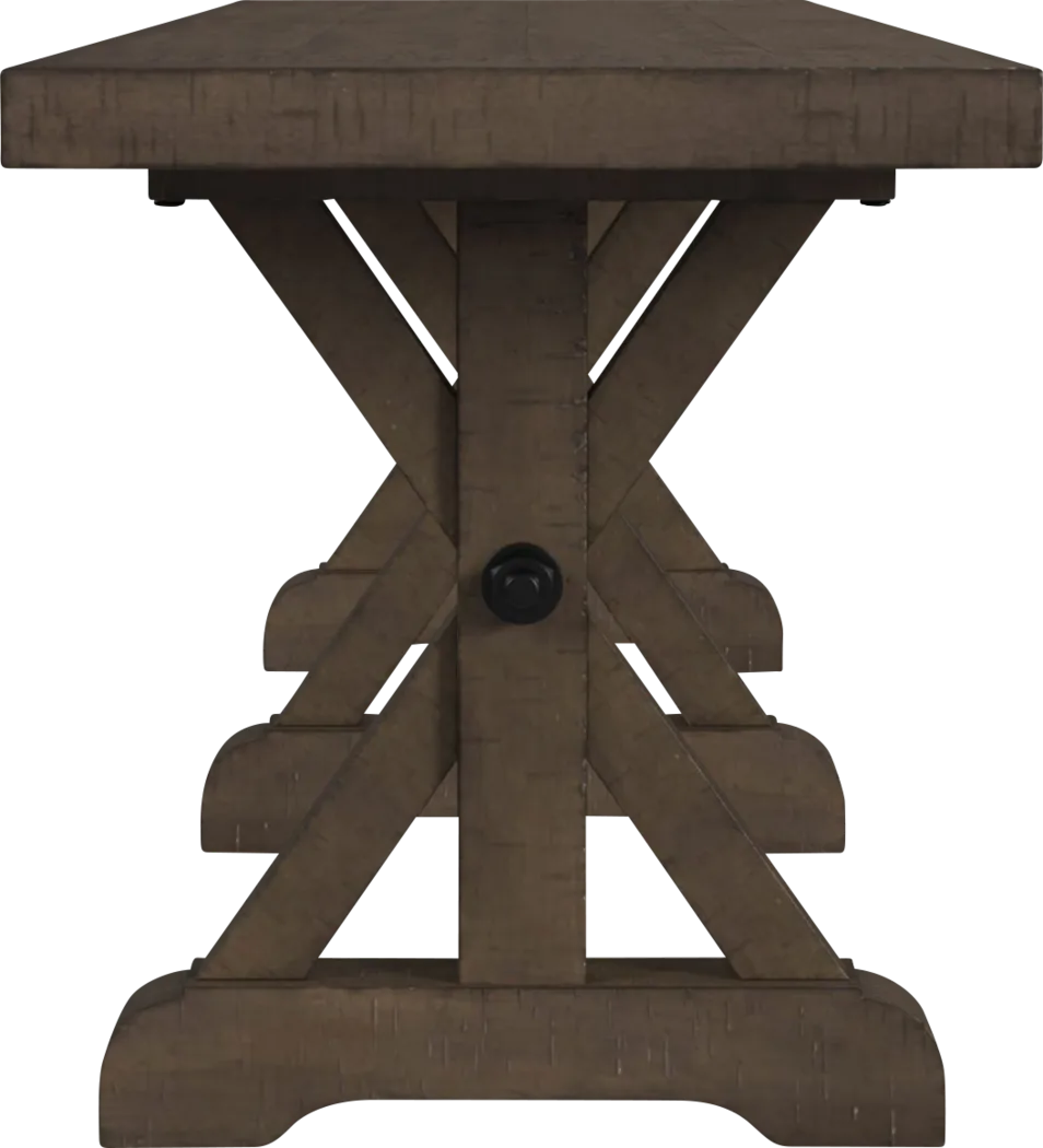 Arevig Brown Dining Bench - Thumbnail - Image 7