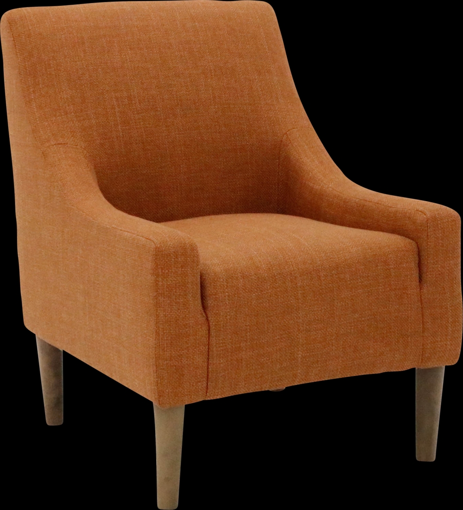 Arex I Orange Accent Chair - Thumbnail - Image 2