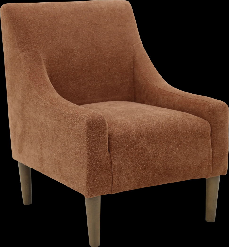 Arex II Orange Accent Chair - Thumbnail - Image 2