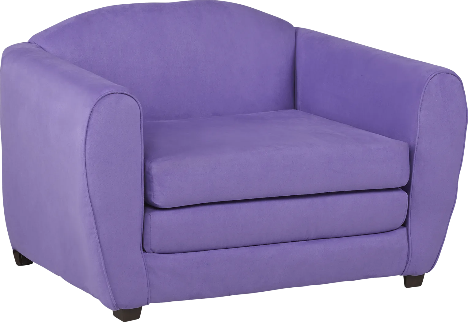 Arezzo Purple Sleeper Chair - Thumbnail - Image 1